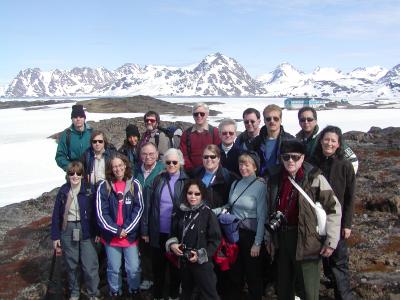 2003 Annular solar eclipse group in Greenland