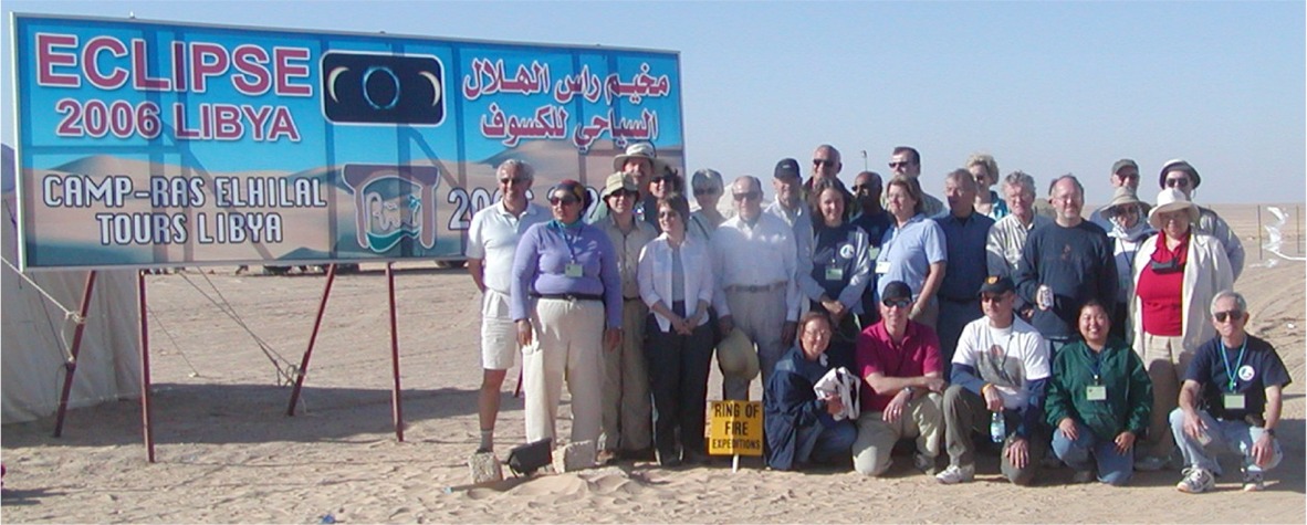 2006 Total solar eclipse group Jalu, Libya