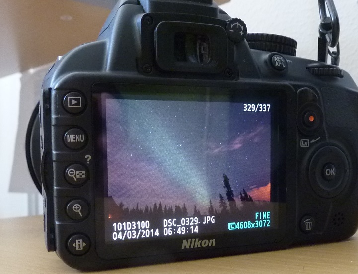 unzoomed images, aurora viewing